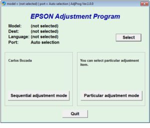 epson l382 adjustment program key